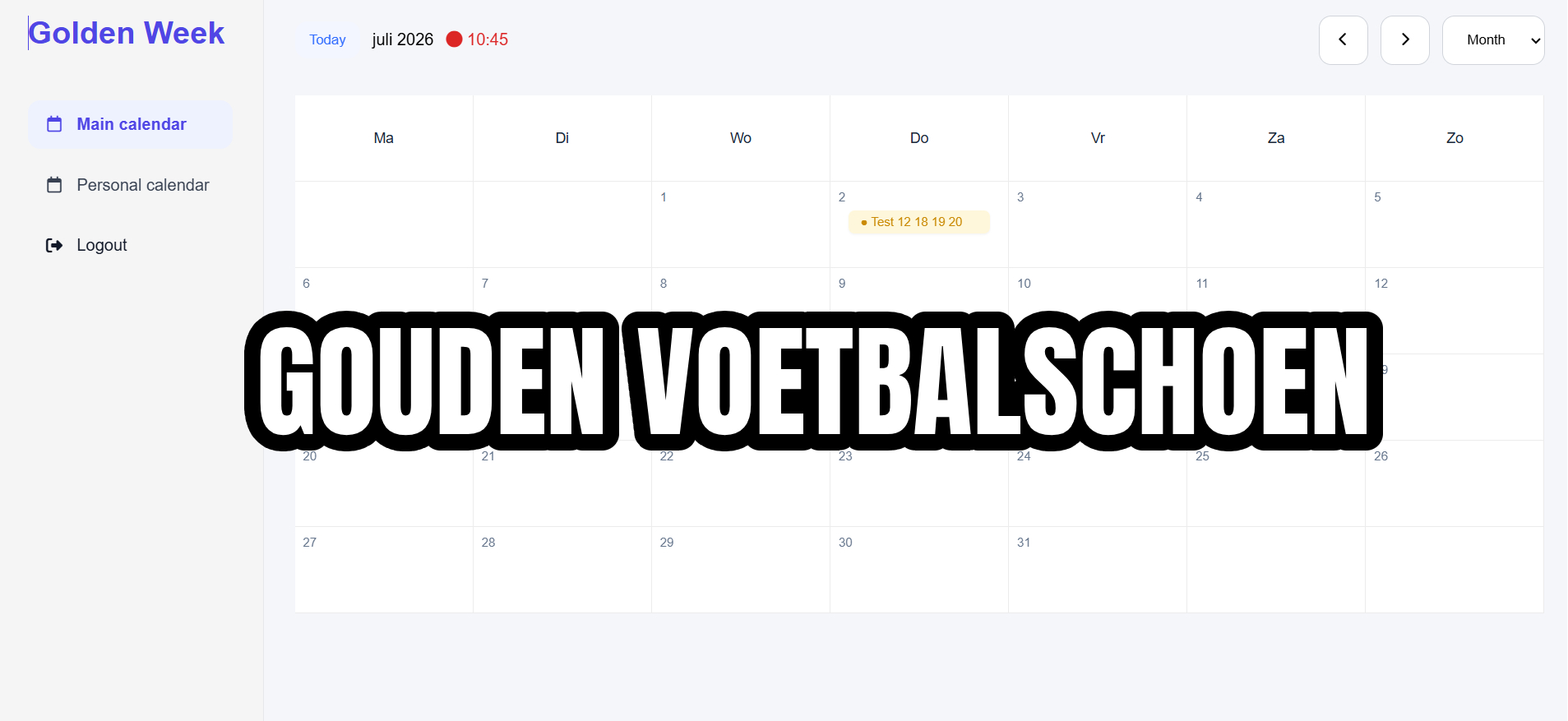 Gouden Voetbal Schoen